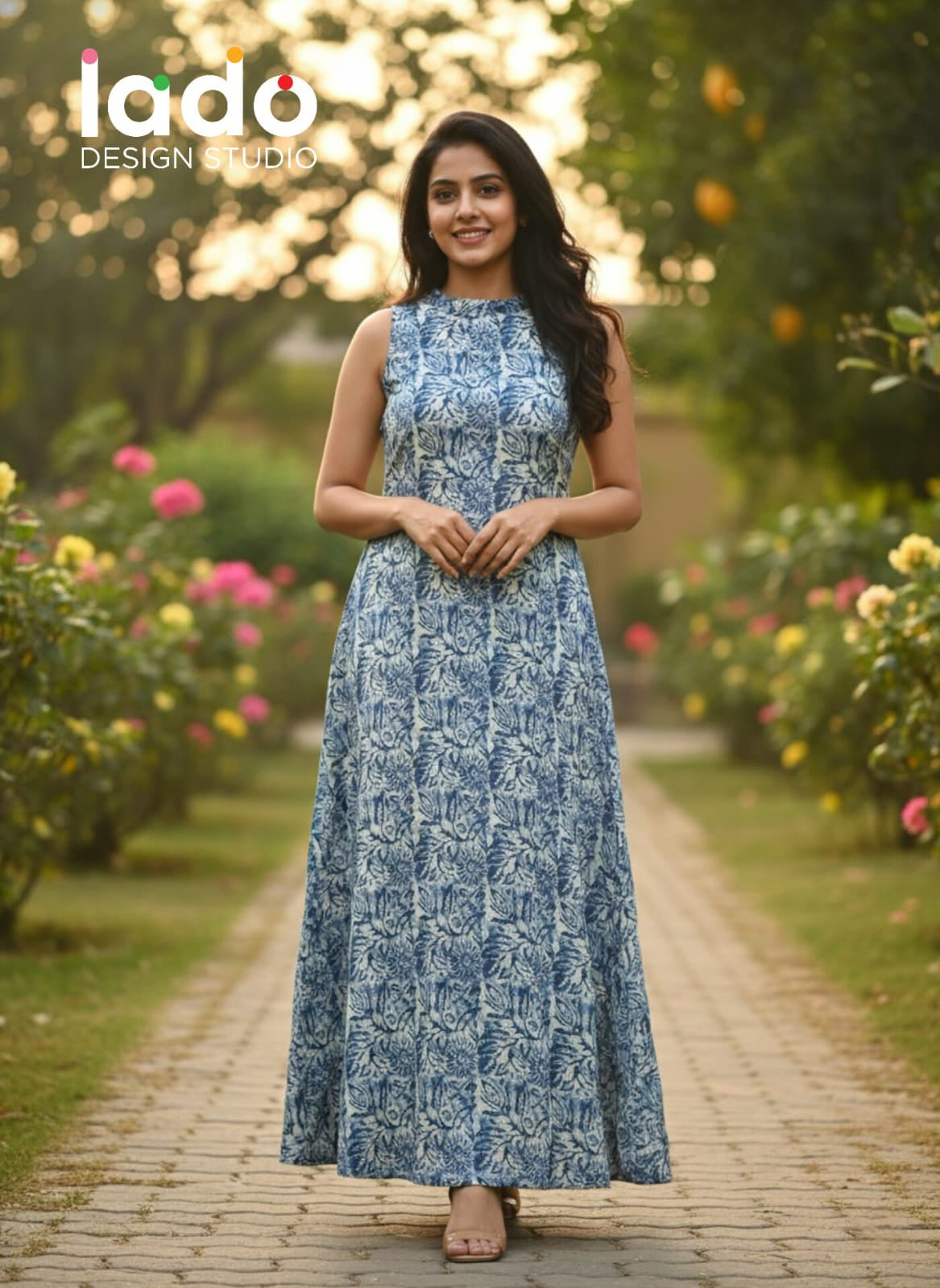 The Blue Indigo kURTI