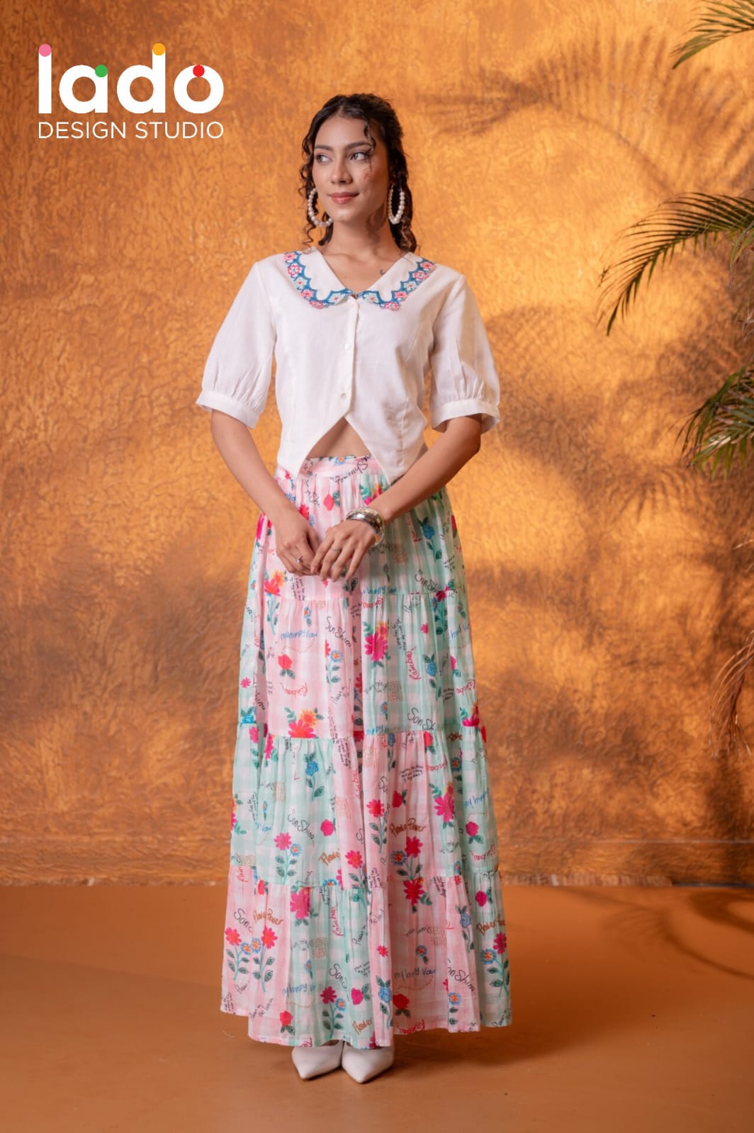 Cotton Skirt Top.