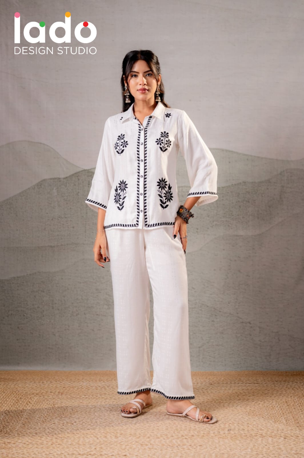 Cotton Plazzo Shirt